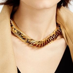 BaubleBar Gold Dragon Links Necklace